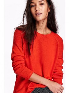 old navy red sweater