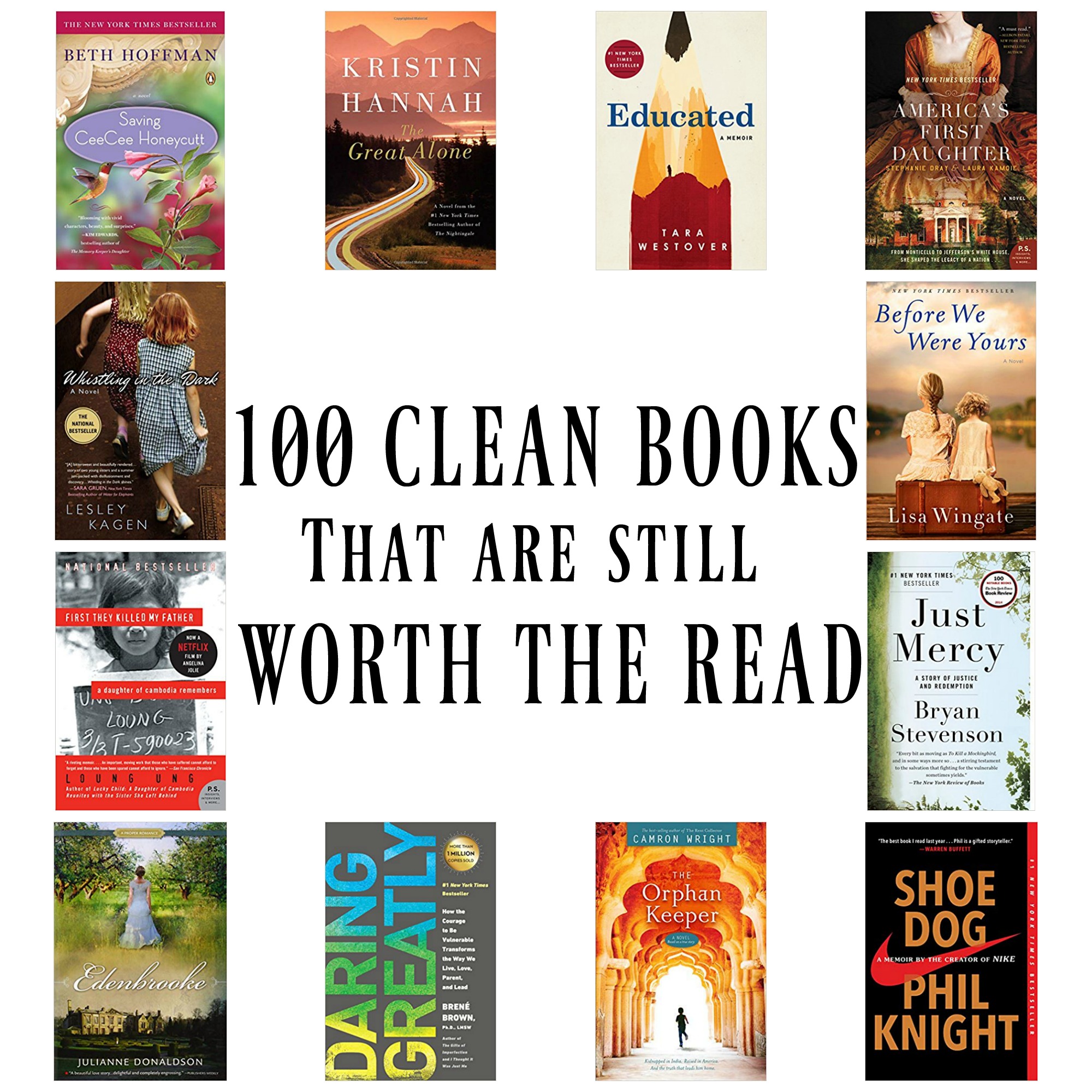 100 Clean Books that are Still Worth the Read Brooke Romney Writes