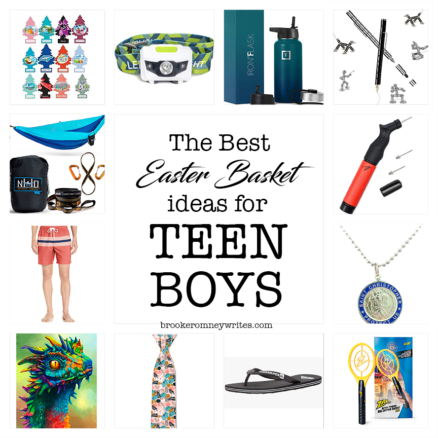 Easter Basket Ideas for Teen Boys | Brooke Romney Writes