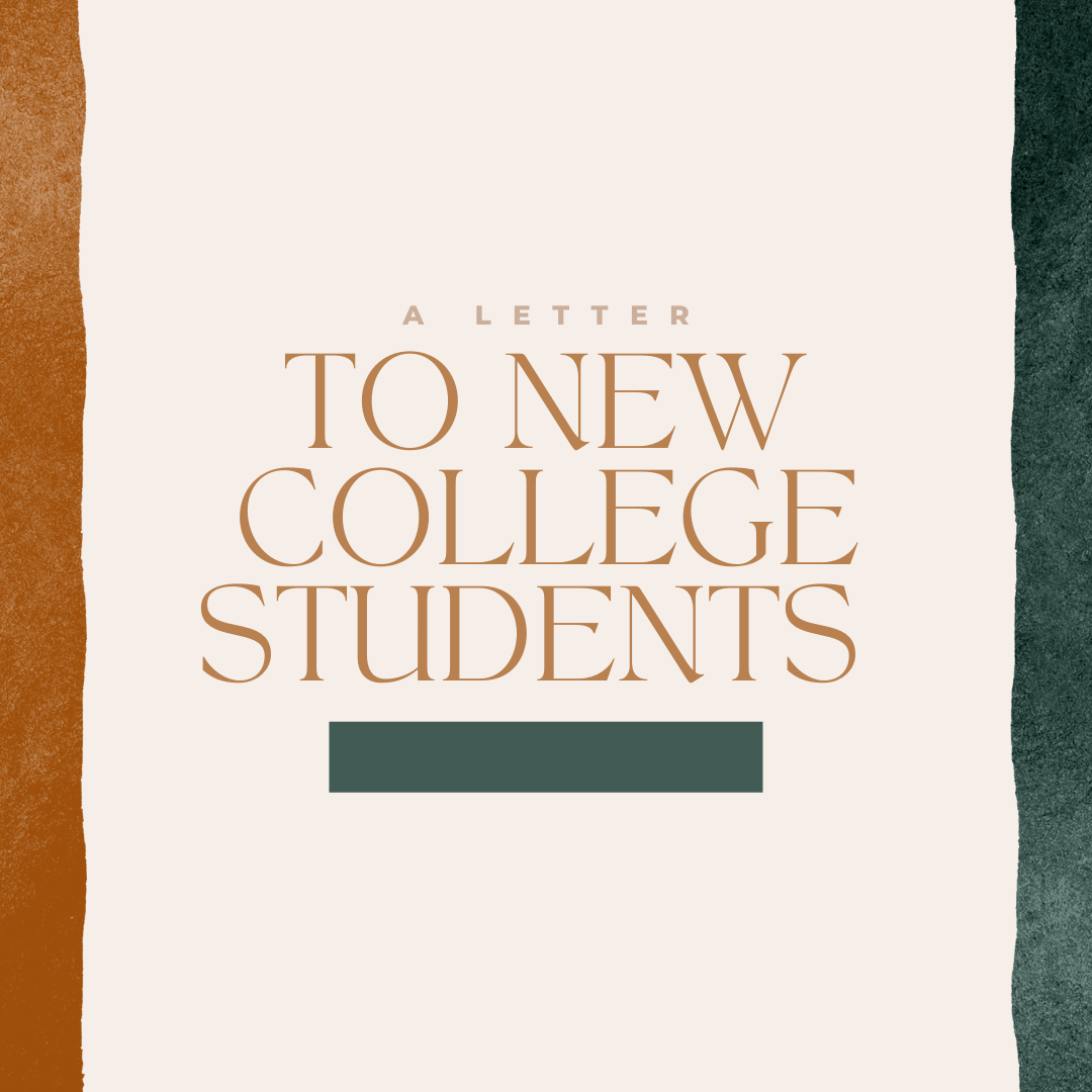 advice for new college students