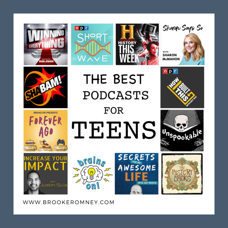 The Best Podcasts for Teens Brooke Romney Writes