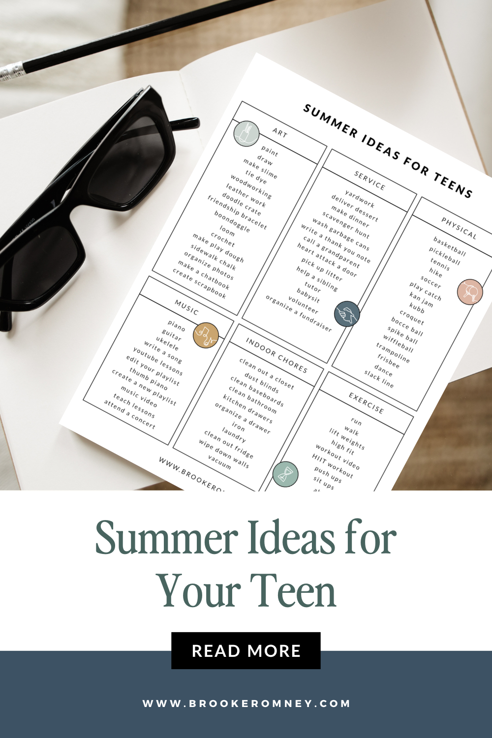 Over 150 Summer Ideas for Teens