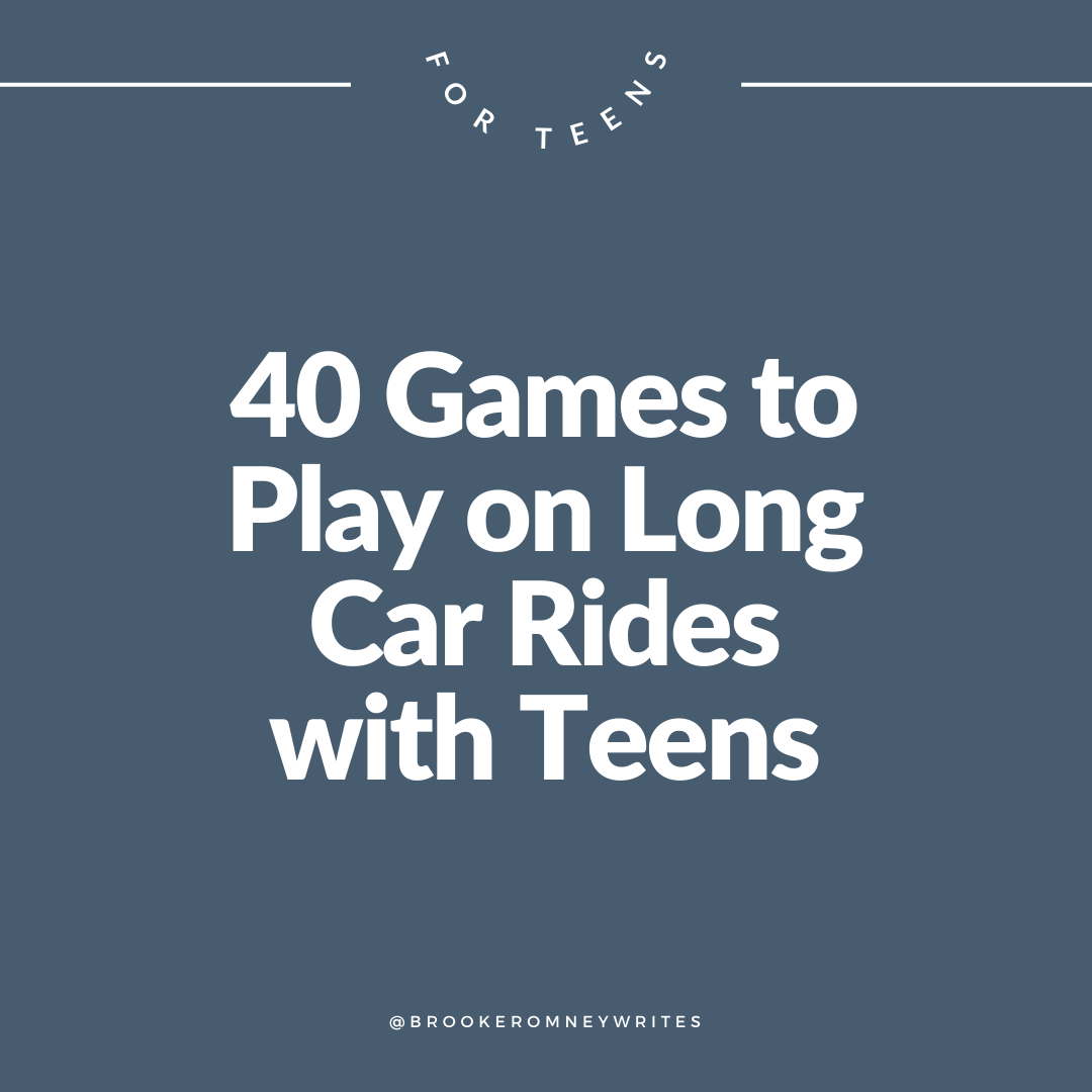 Road Trip Games For Teens - PhotoJeepers